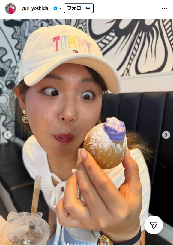 吉田優利のインスタグラムから