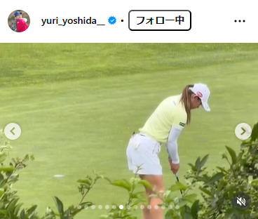 吉田優利のインスタグラムから
