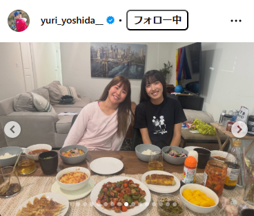 吉田優利のインスタグラムから