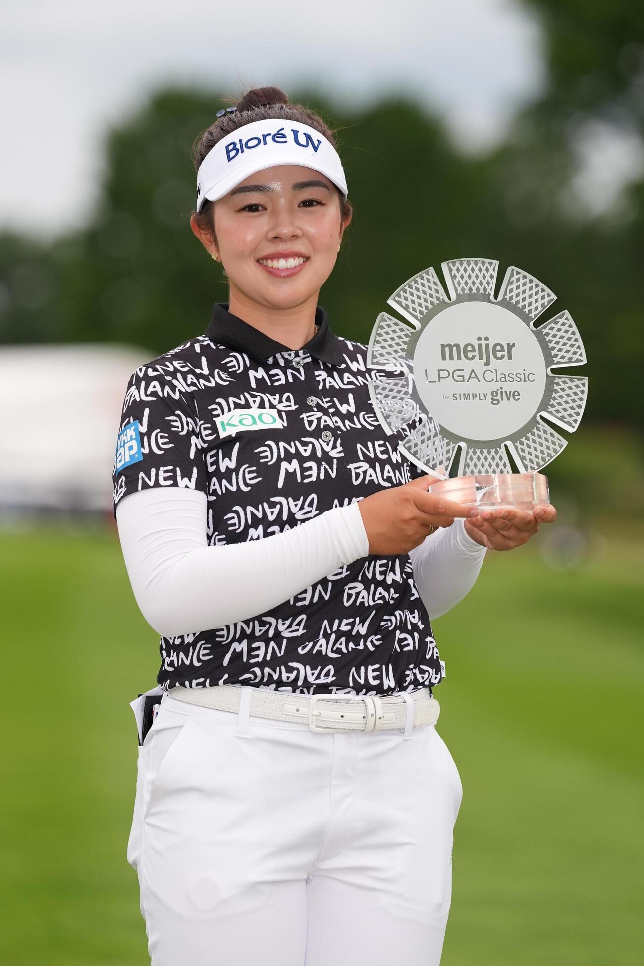 女子ゴルフのメイヤー・クラシックで米ツアー3勝目を挙げた山下美夢有（共同）