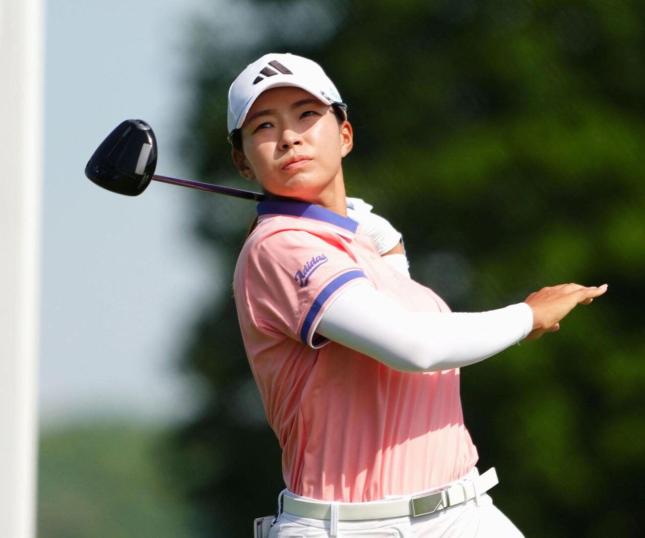 第3ラウンド、通算6オーバーで66位の渋野日向子（共同）
