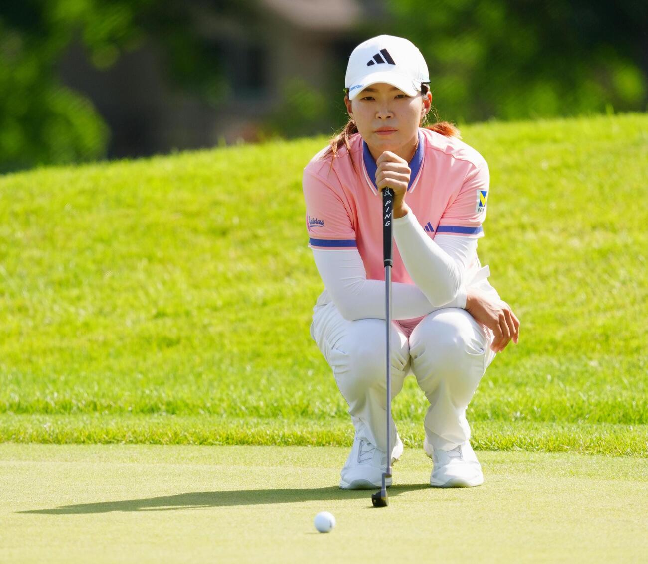 第3ラウンド、通算6オーバーで66位の渋野日向子（共同）