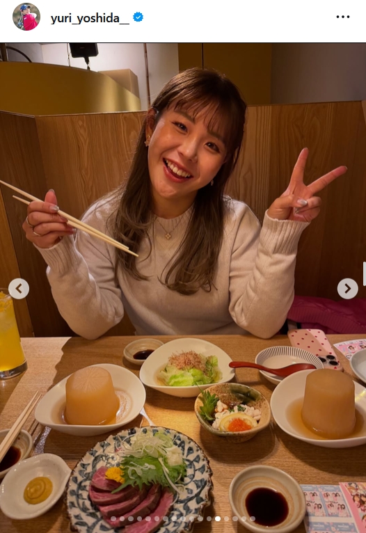 吉田優利のインスタグラムから