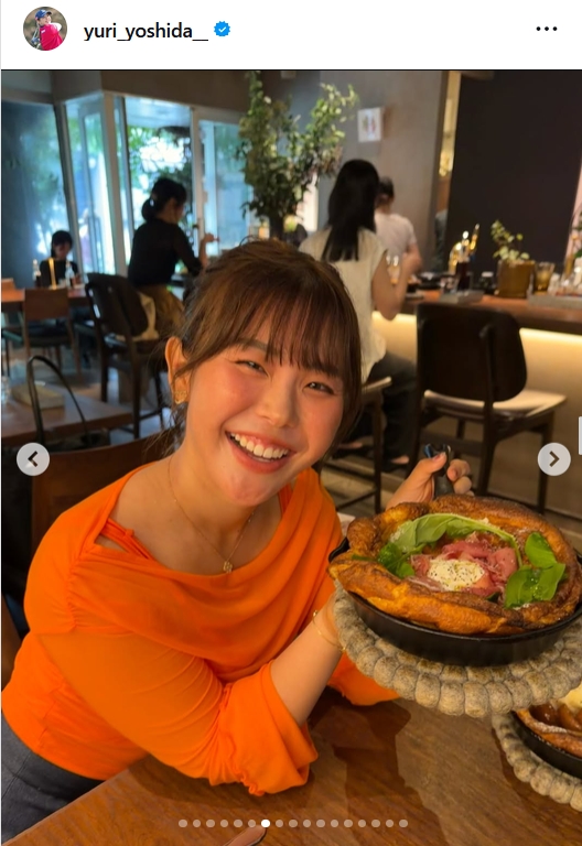 吉田優利のインスタグラムから