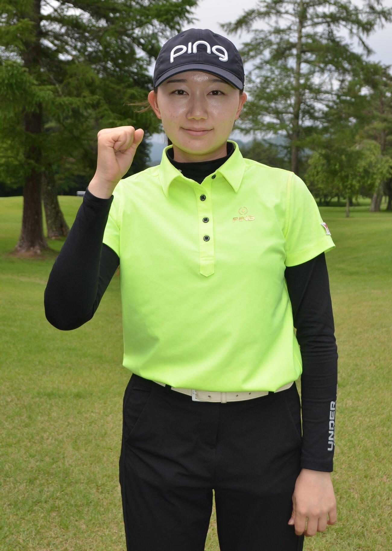 「自分が満足するプレーをして優勝できたら」と話す清水心結
