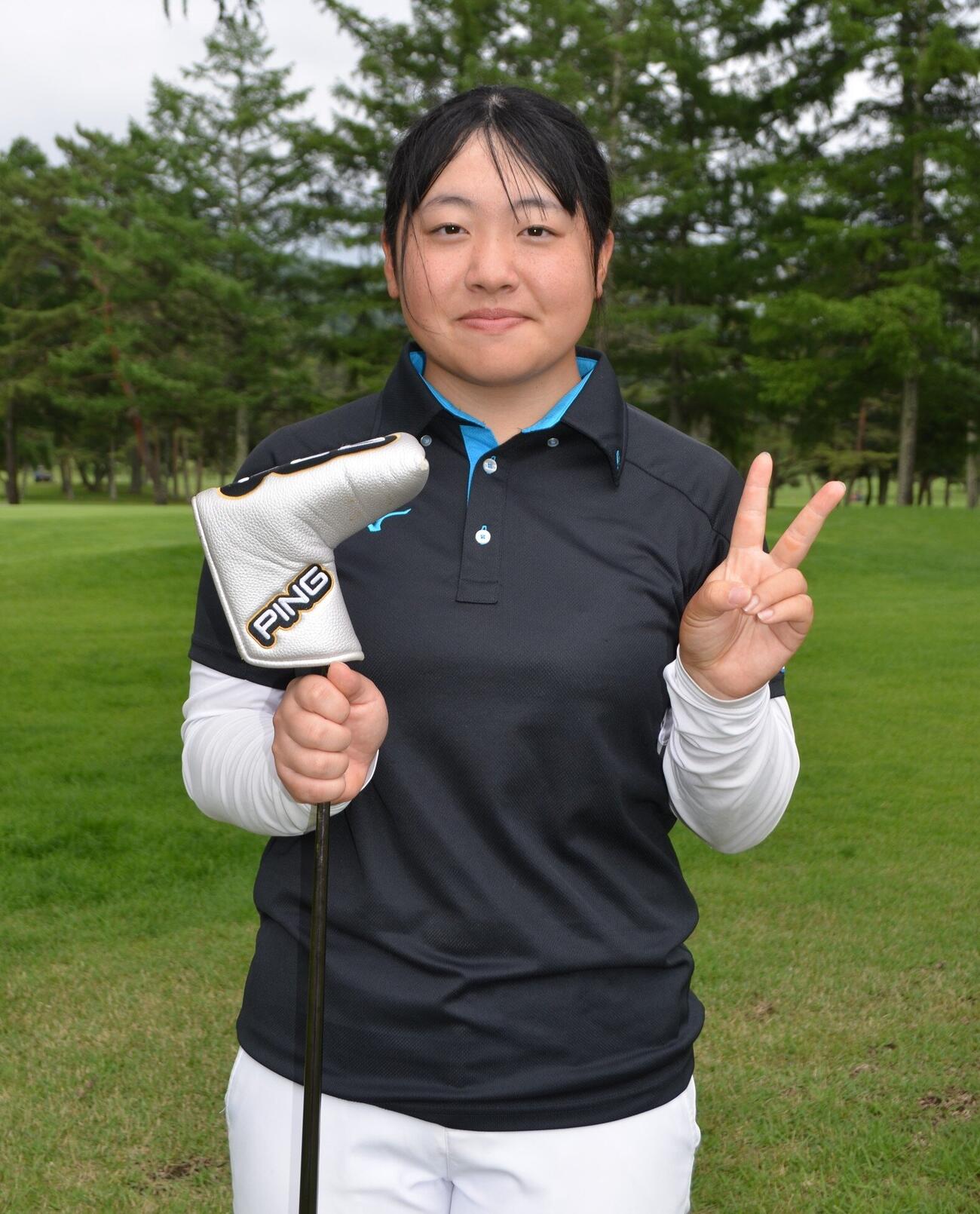 最終日の逆転優勝に燃える五月女愛來
