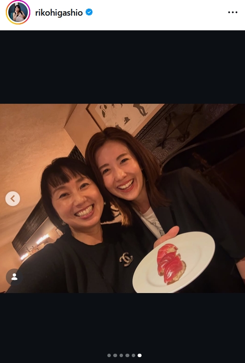 東尾理子のインスタグラムから