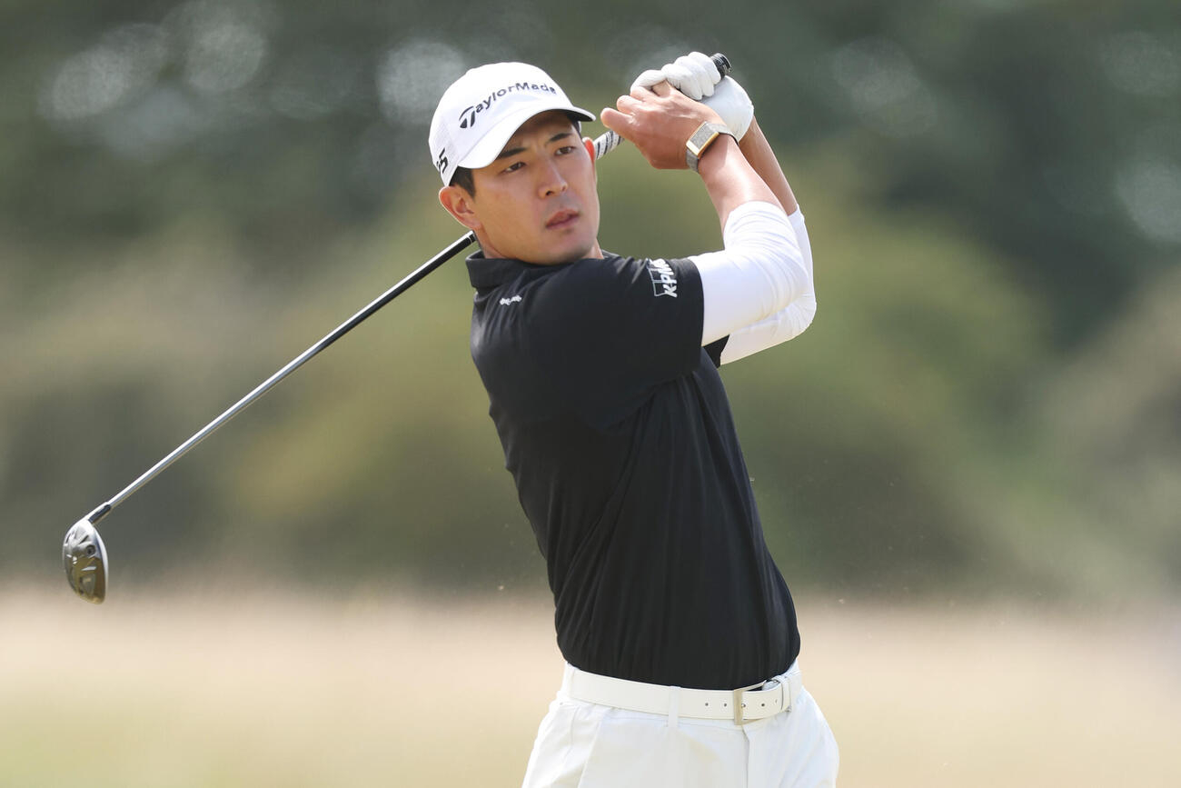最終ラウンド、通算13アンダーで3位の中島啓太＝ルネサンス・クラブ（ゲッティ＝共同）
