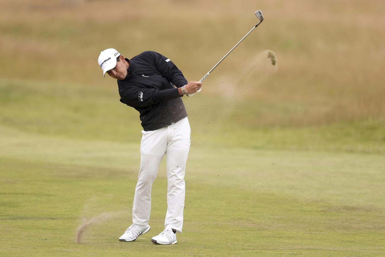 最終ラウンド、通算13アンダーで3位の中島啓太＝ルネサンス・クラブ（ゲッティ＝共同）