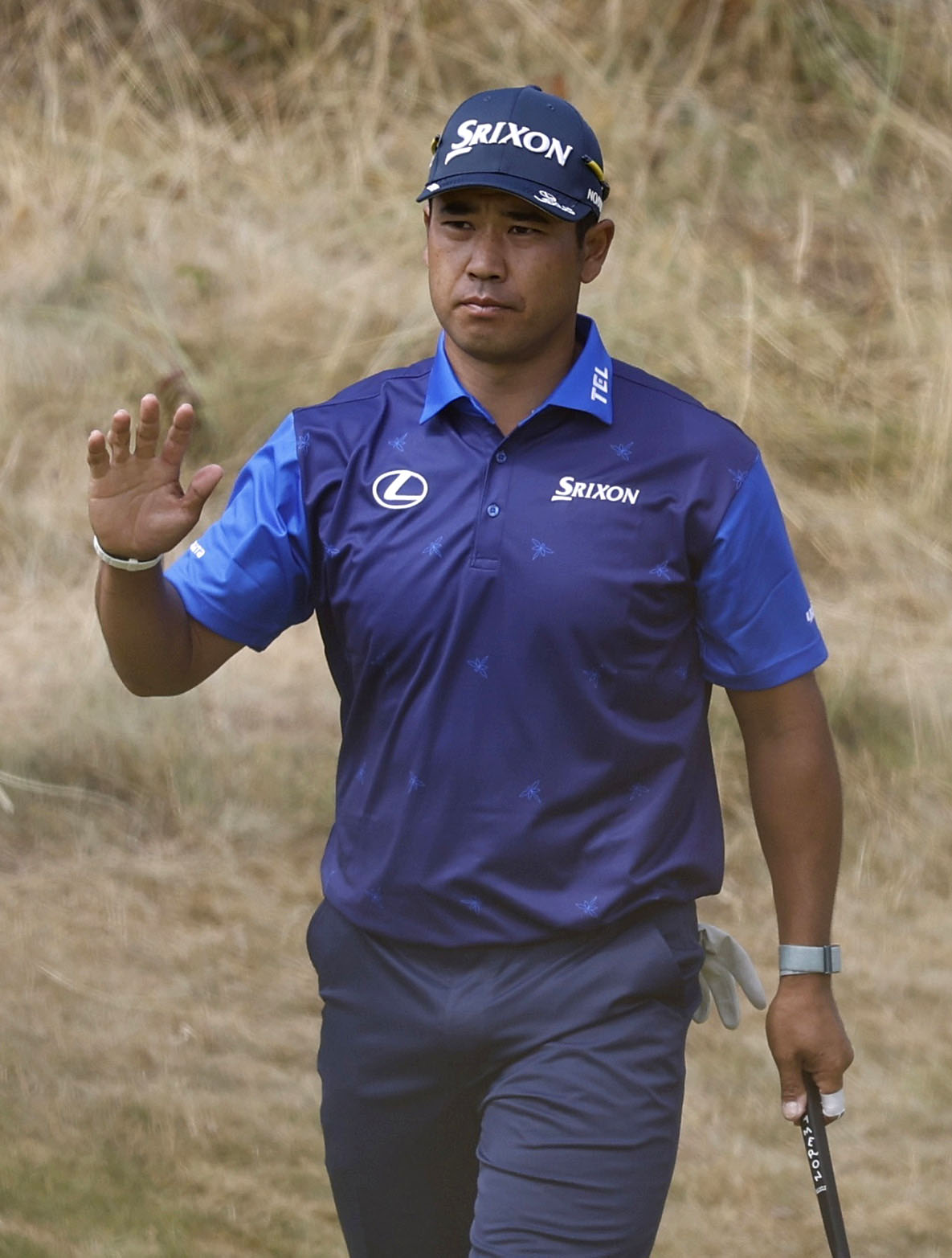 第3ラウンド、10番でバーディーを奪った松山英樹。通算4アンダーで11位（共同）