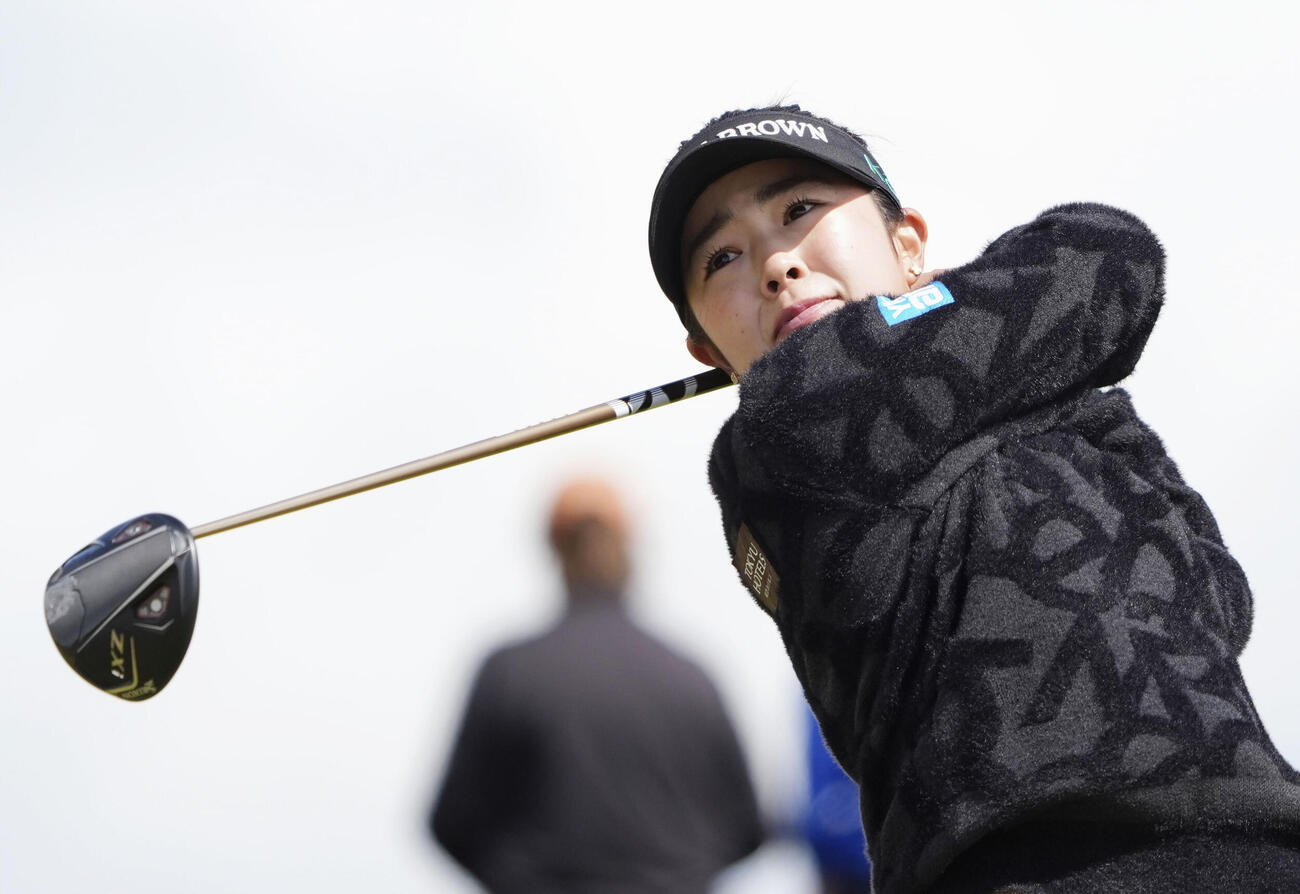 第3ラウンド、通算2アンダーで6位の山下美夢有（共同）