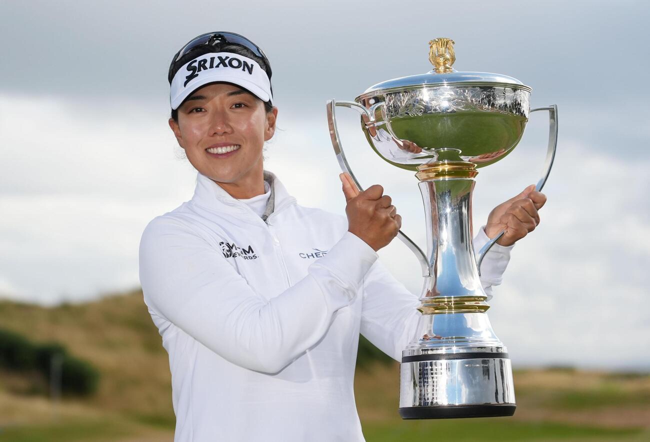通算9アンダーで米ツアー通算2勝目を挙げたジェニー・シン＝ダンドナルド・リンクス（共同）