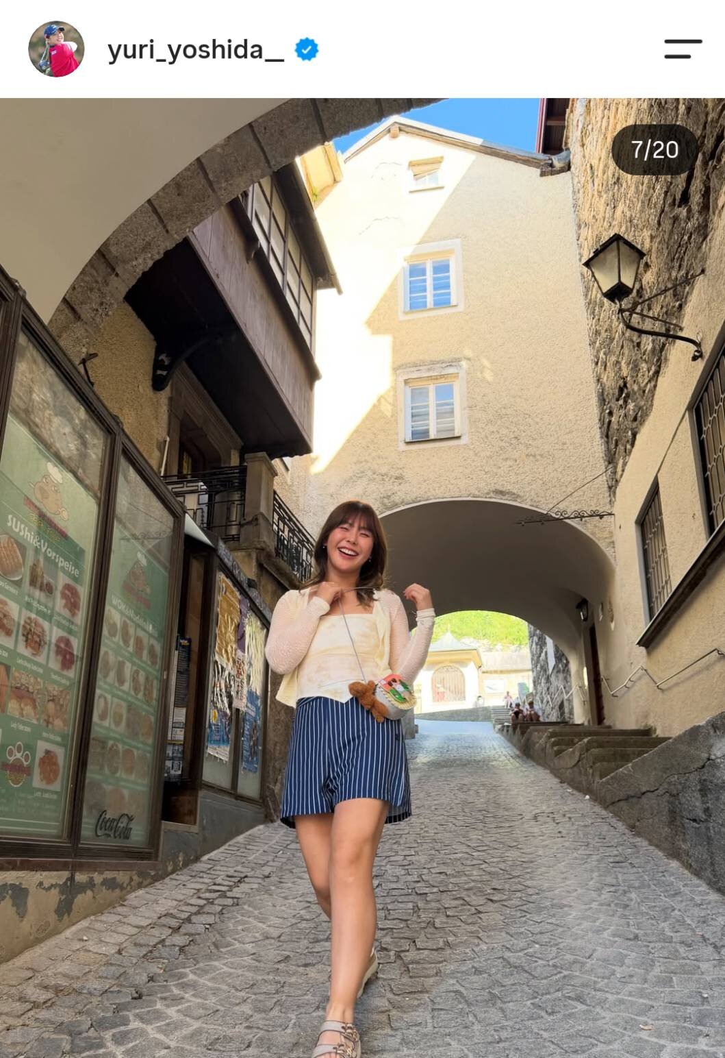 吉田優利のインスタグラムから