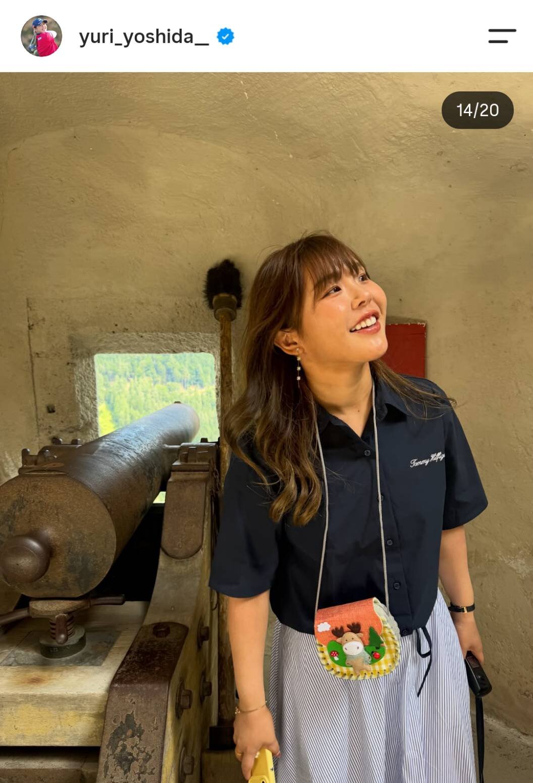 吉田優利のインスタグラムから