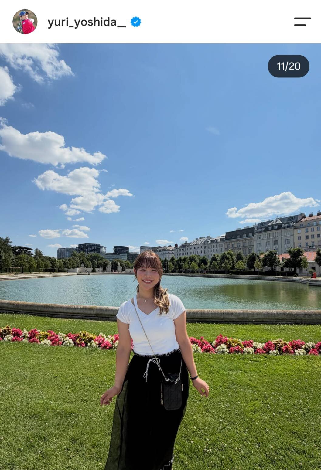 吉田優利のインスタグラムから