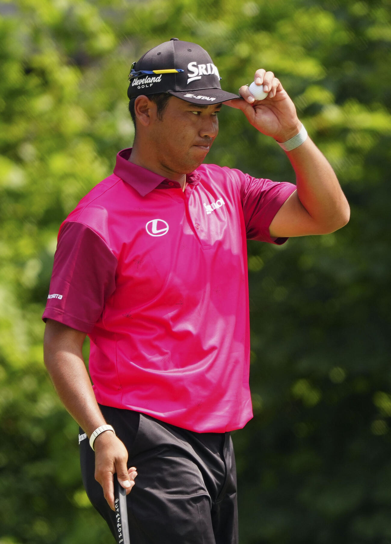 第2ラウンド、通算5アンダーで32位の松山英樹＝デトロイトGC（共同）