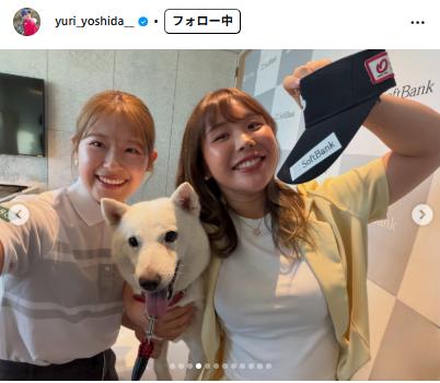 吉田優利のインスタグラムから