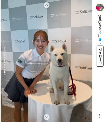 吉田優利のインスタグラムから
