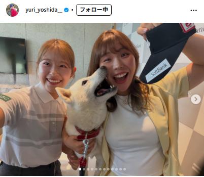 吉田優利のインスタグラムから