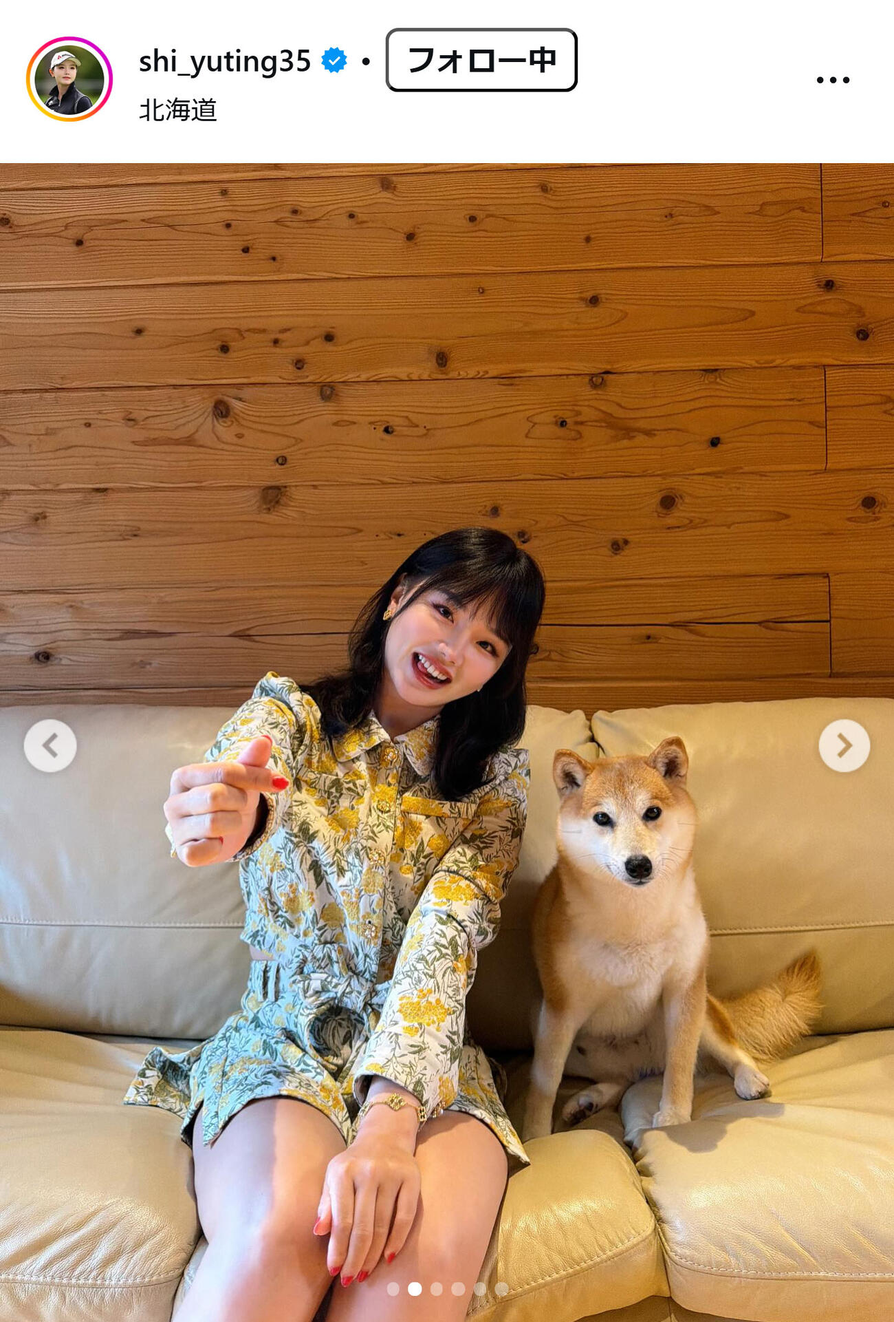 セキ・ユウティンのインスタグラムから