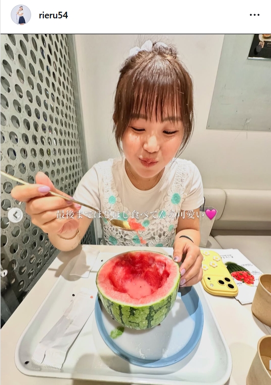 渋沢莉絵留のインスタグラムから