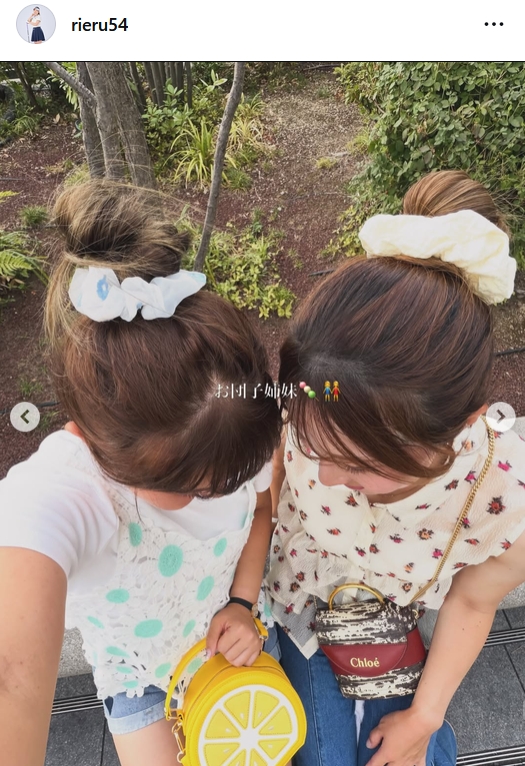 渋沢莉絵留のインスタグラムから