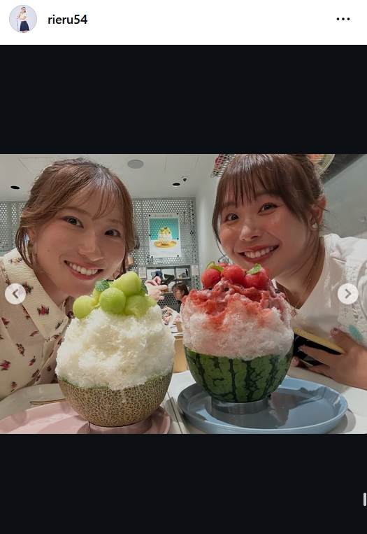 渋沢莉絵留のインスタグラムから