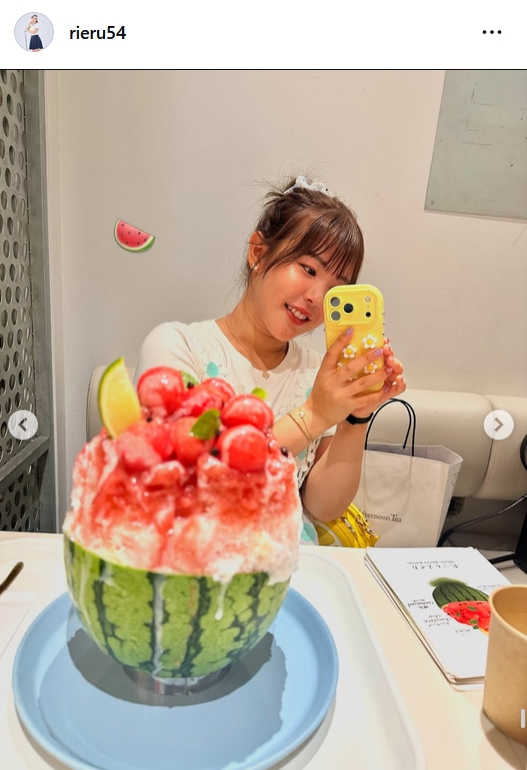 渋沢莉絵留のインスタグラムから