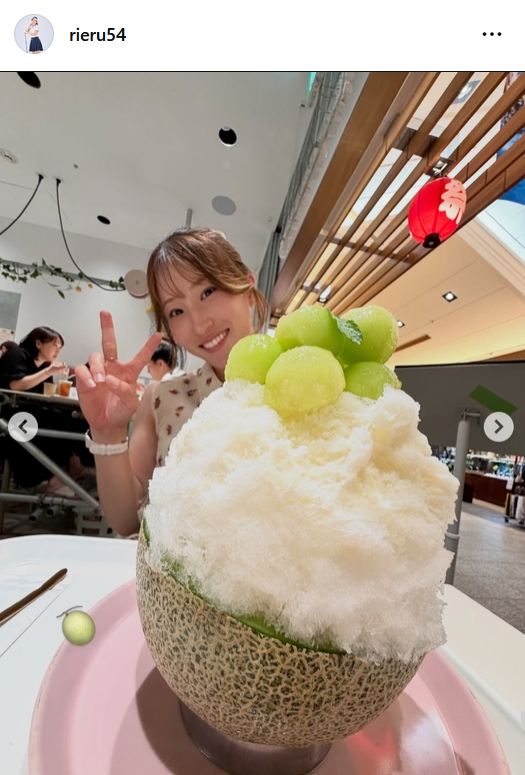 渋沢莉絵留のインスタグラムから