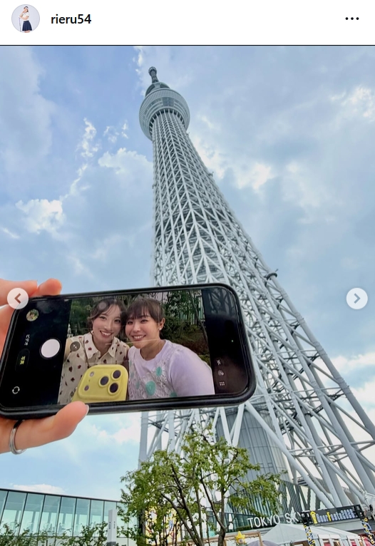 渋沢莉絵留のインスタグラムから