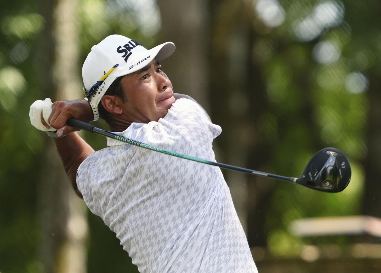 第3ラウンド、通算7アンダーで6位の松山英樹＝TPCサウスウインド（共同）