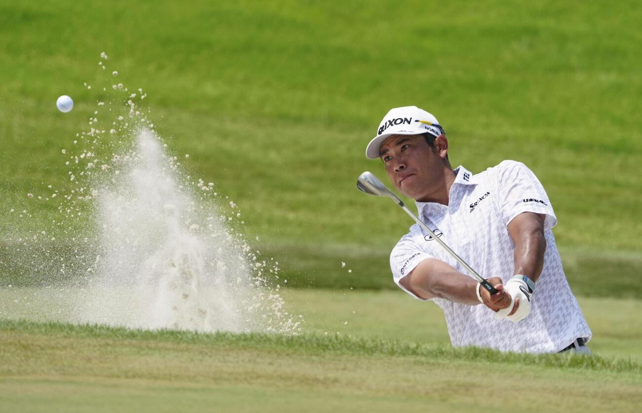第3ラウンド、通算7アンダーで6位の松山英樹＝TPCサウスウインド（共同）