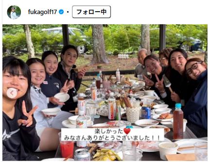菅楓華のインスタグラムから