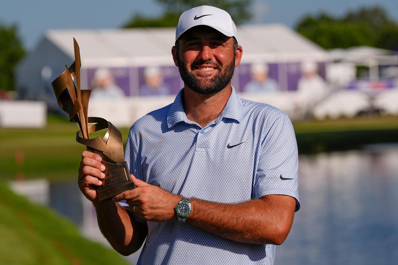 フェデックス・セントジュード選手権、優勝したシェフラー（AP）