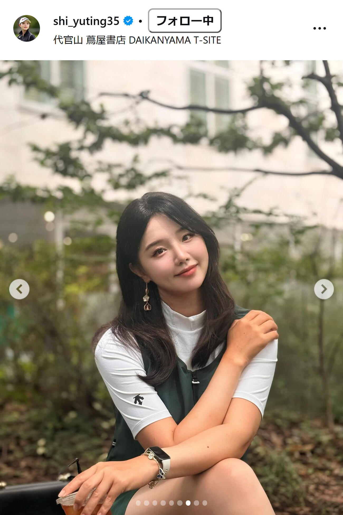 セキ・ユウティンのインスタグラムから