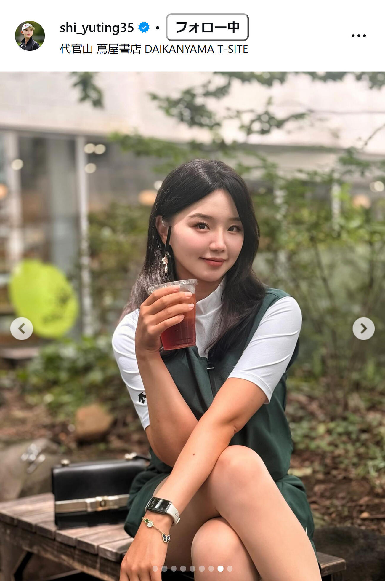 セキ・ユウティンのインスタグラムから