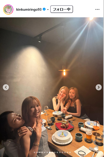 金田久美子のインスタグラムから
