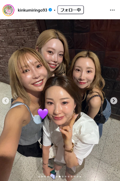 金田久美子のインスタグラムから