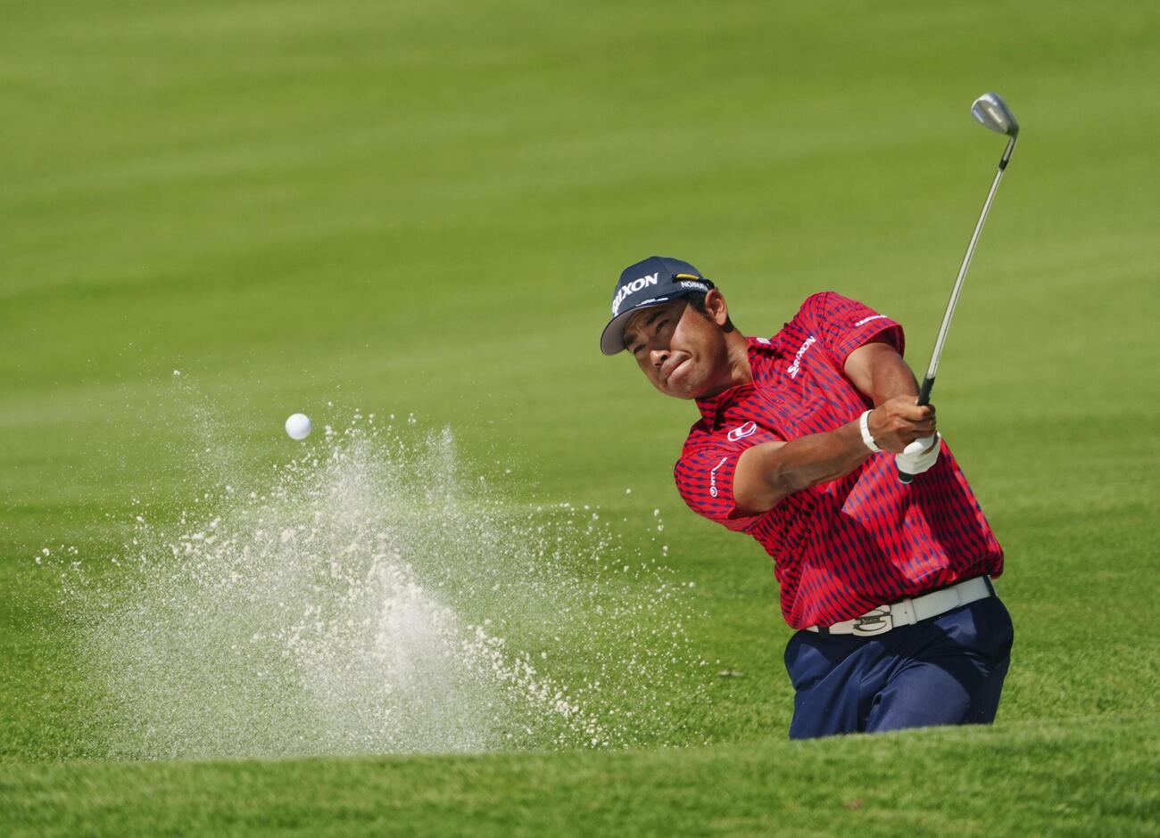 第1ラウンド、2オーバーで44位の松山英樹＝ベルリーブCC（共同）