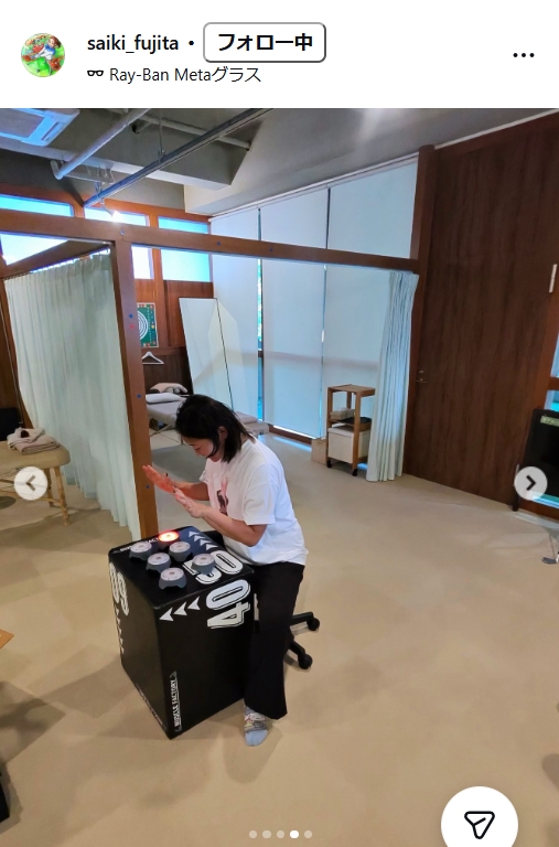 藤田さいきのインスタグラムから
