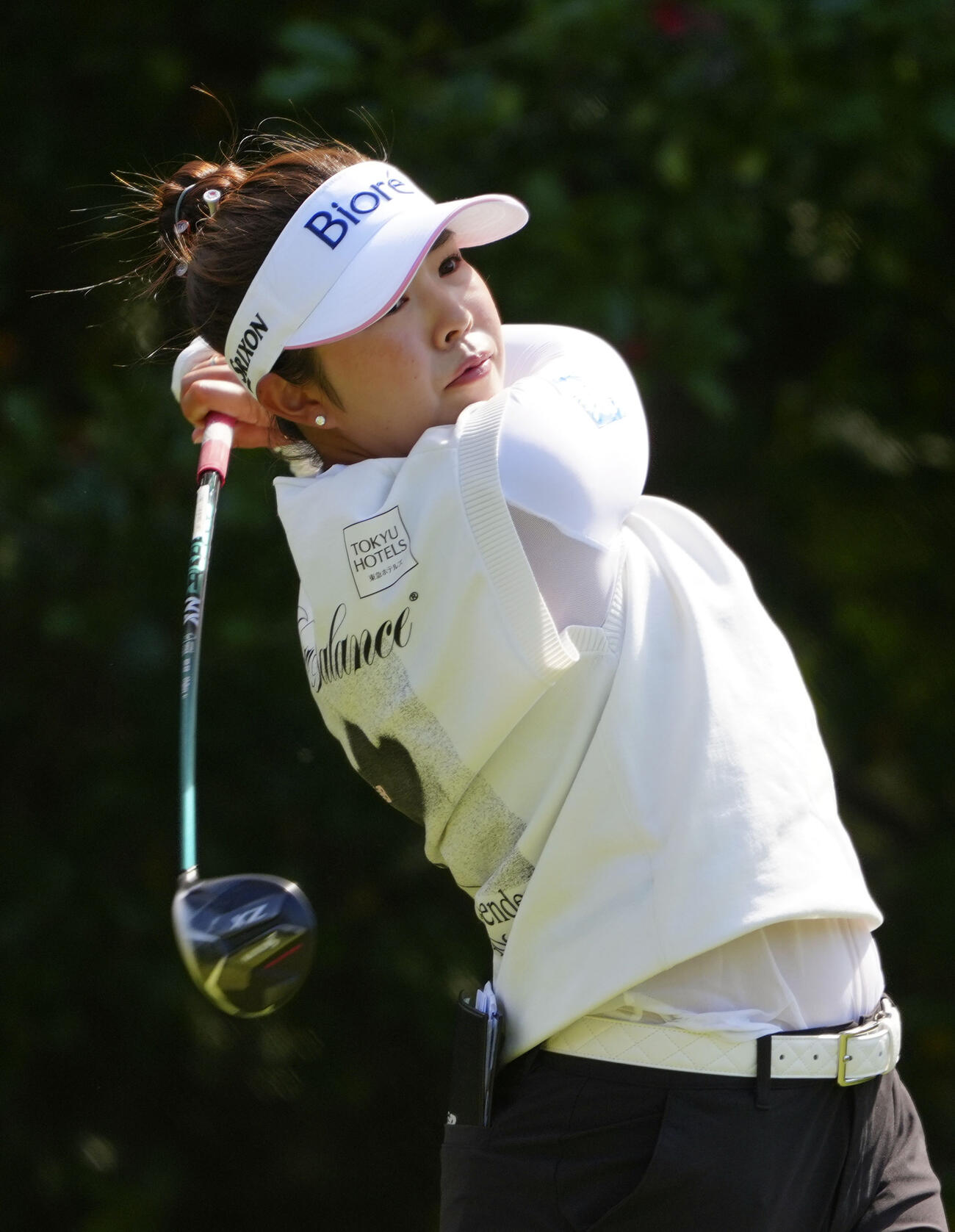 最終ラウンド、通算9アンダーで6位の山下美夢有（共同）