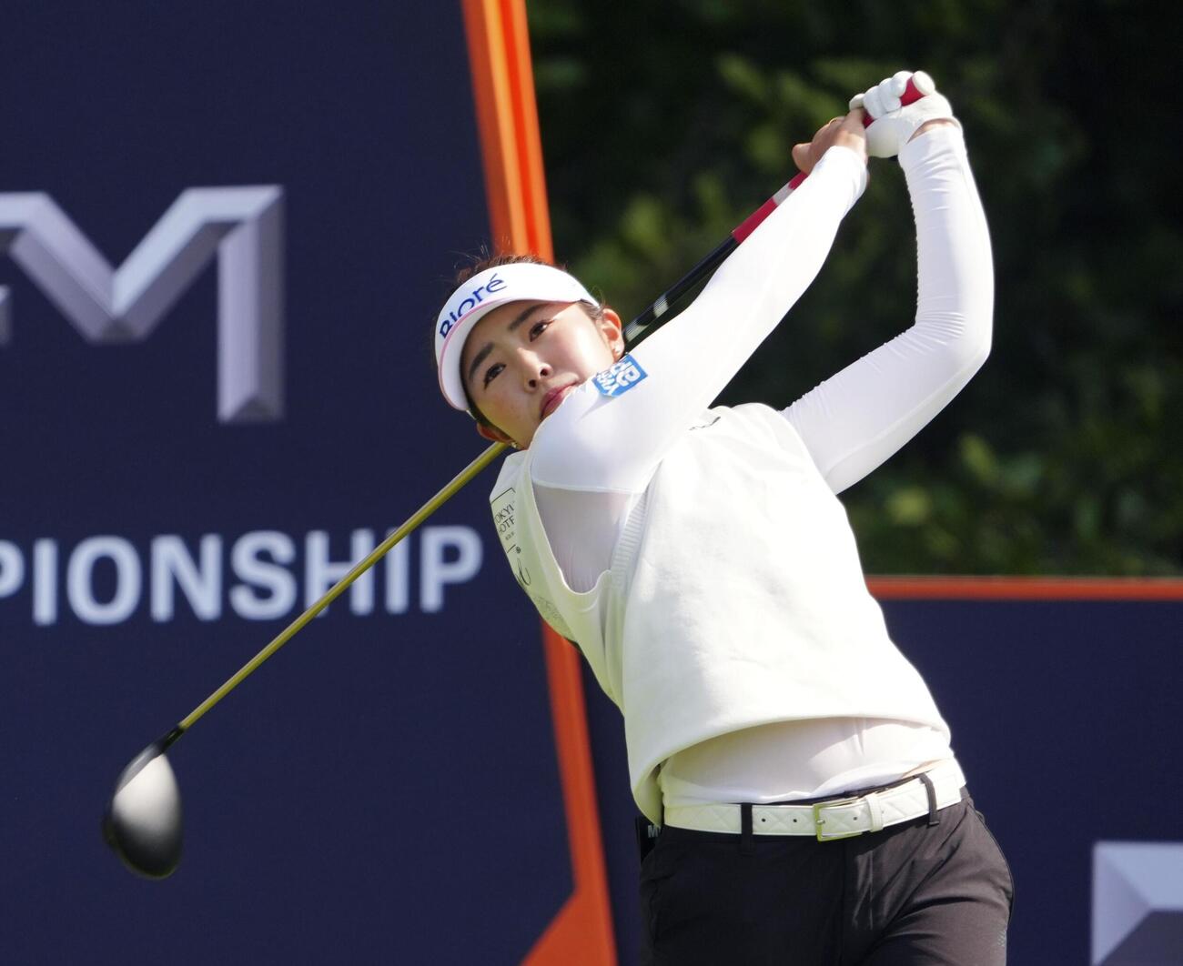 最終ラウンド、通算9アンダーで6位の山下美夢有（共同）