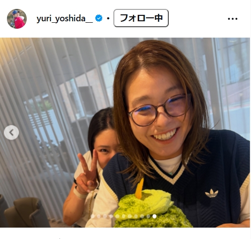吉田優利のインスタグラムから