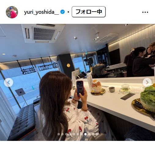 吉田優利のインスタグラムから