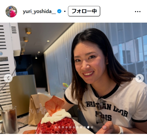 吉田優利のインスタグラムから