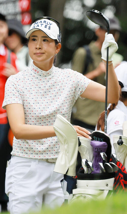 2番、コース確認する木戸愛(撮影・上山淳一)