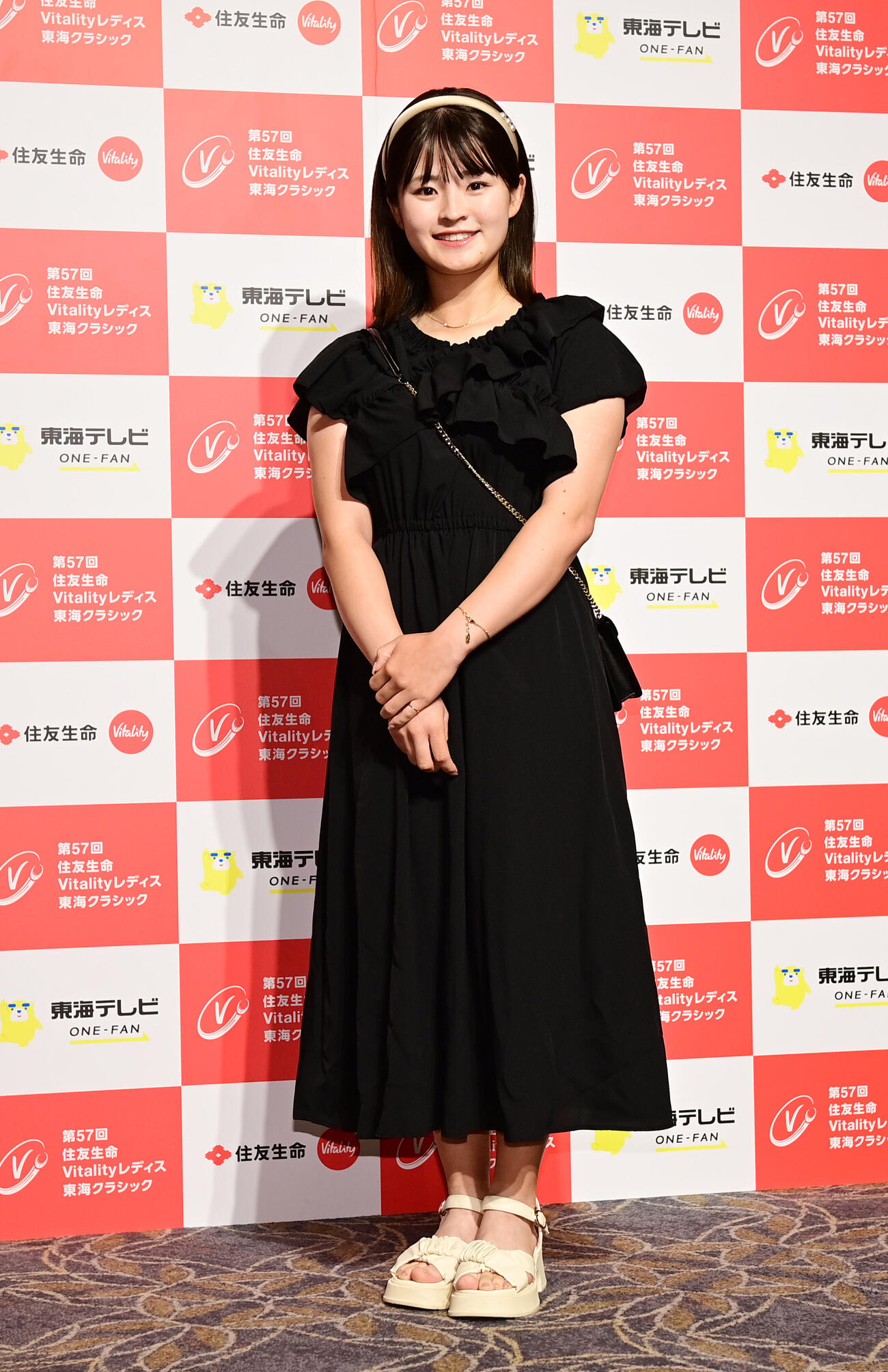 住友生命レディス東海C「前夜祭」　　政田夢乃（撮影・森本幸一）