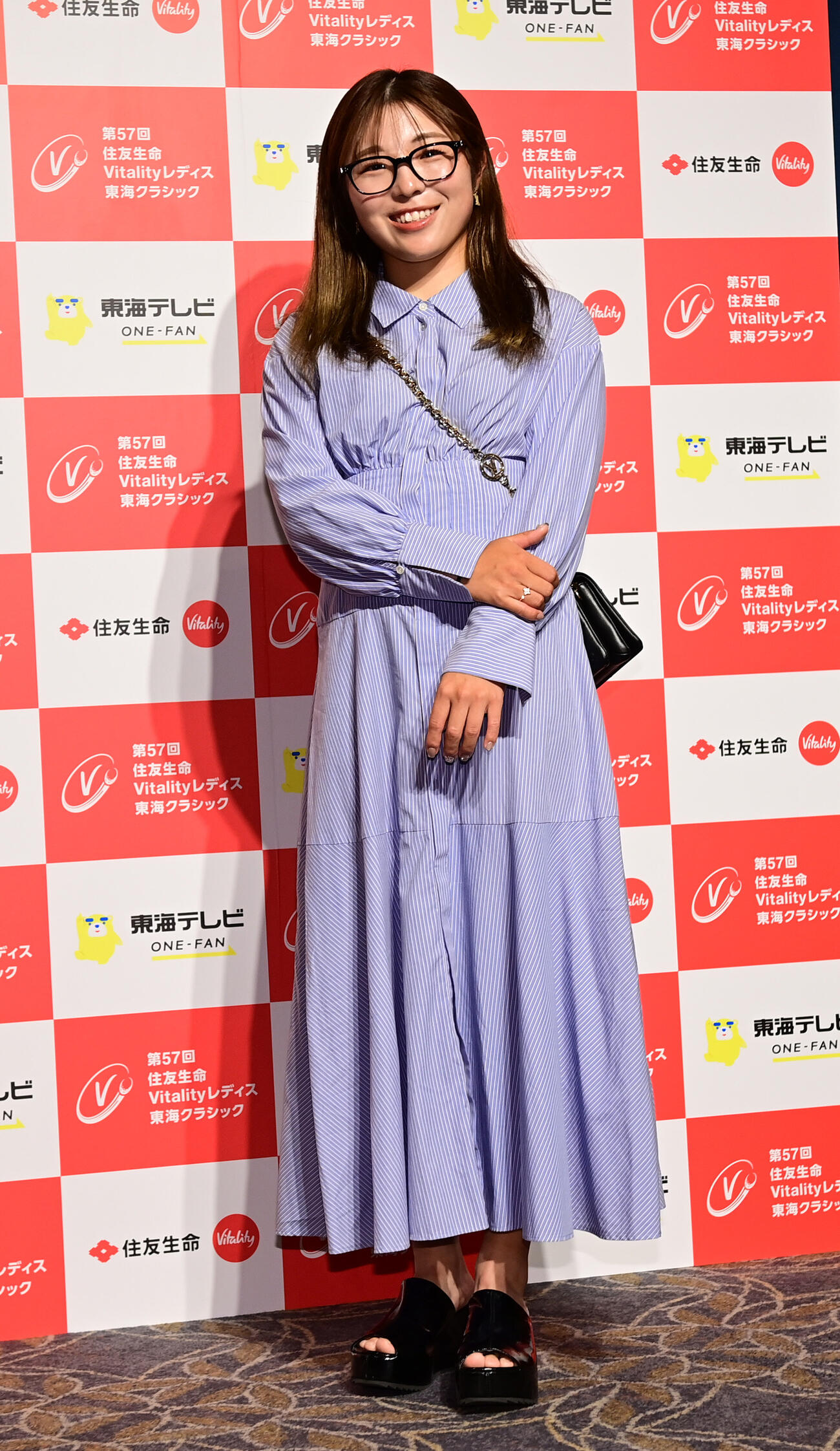 住友生命レディス東海C「前夜祭」　　佐久間朱莉（撮影・森本幸一）