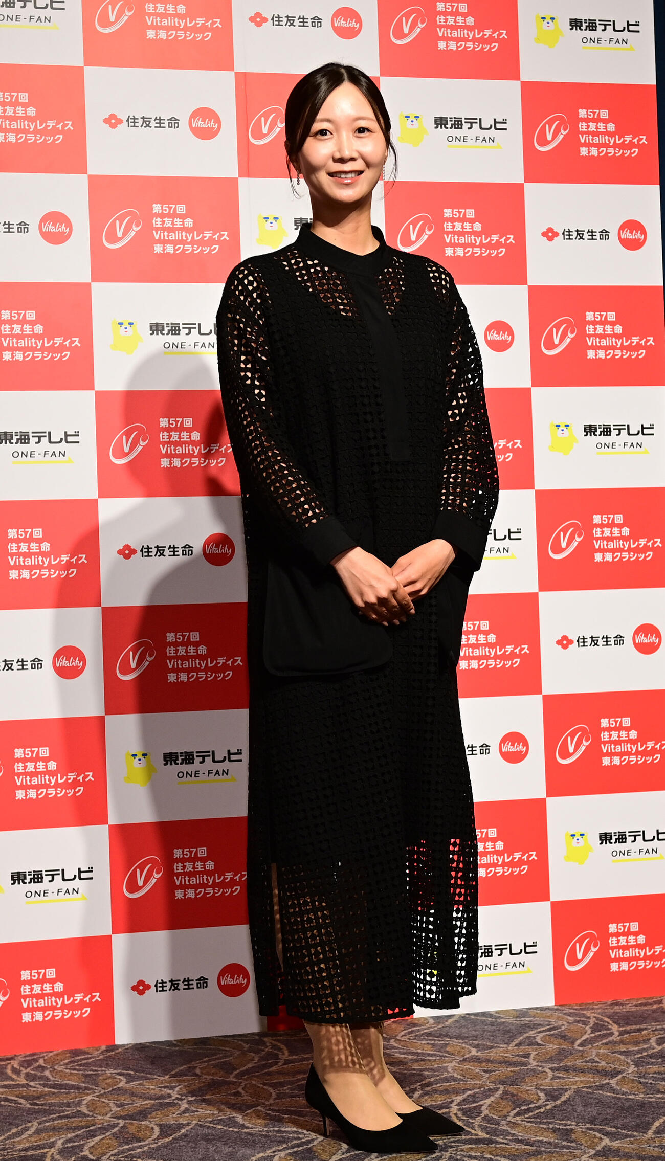 住友生命レディス東海C「前夜祭」　　金沢志奈（撮影・森本幸一）