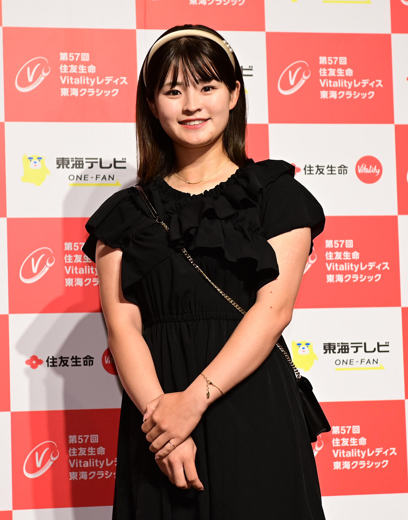 住友生命レディス東海C「前夜祭」　　政田夢乃（撮影・森本幸一）